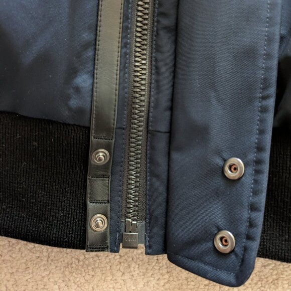 Mackage Dixon Down Bomber Jacket in Navy, 42 - Picture 10 of 16